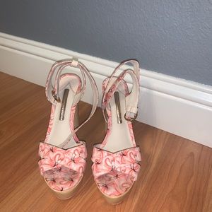 Sophia Webster Flamingo platform heels